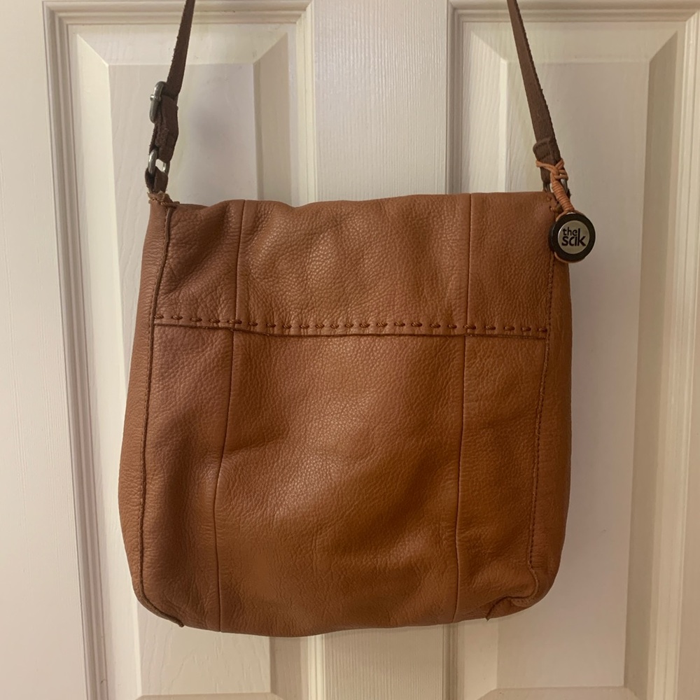 The Sak Brown Leather Shoulder Bag